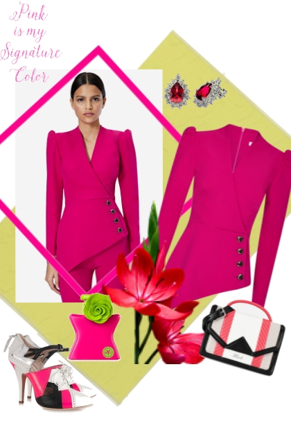 Pink is my signature colour- Fashion set