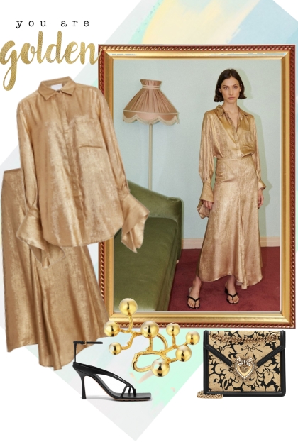 You are golden!- Fashion set
