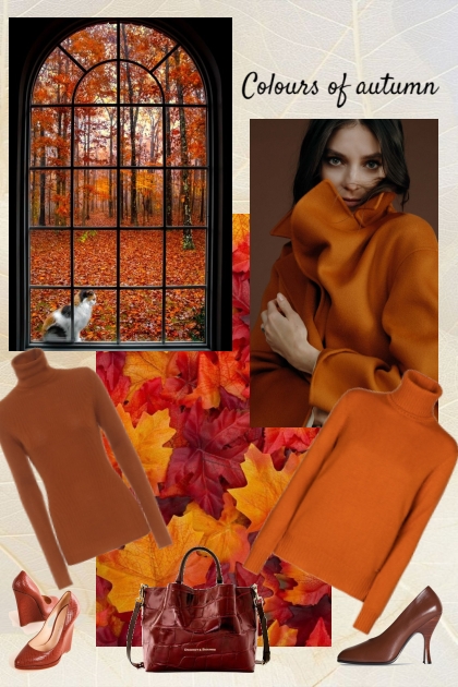 Colours of autumn.- Модное сочетание