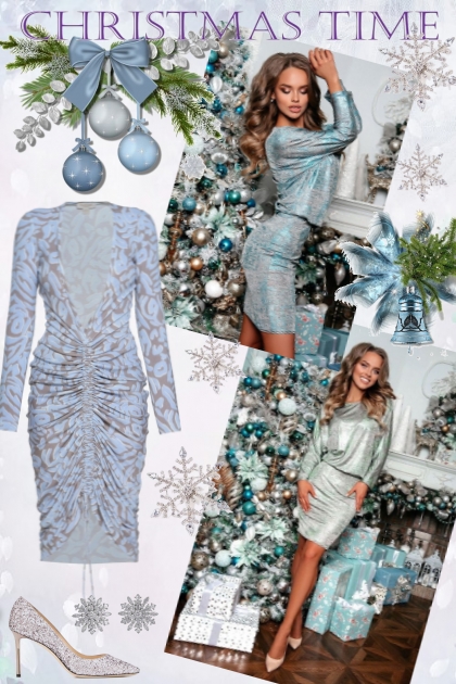 Christmas silver- Combinazione di moda
