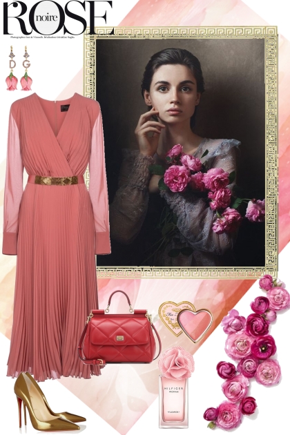 She and roses- Combinaciónde moda