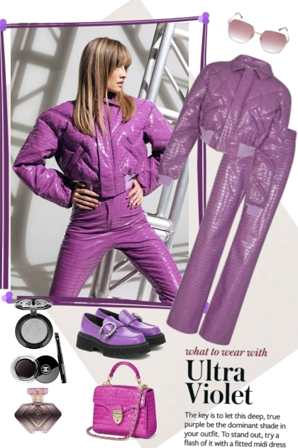 Ultra violet- combinação de moda