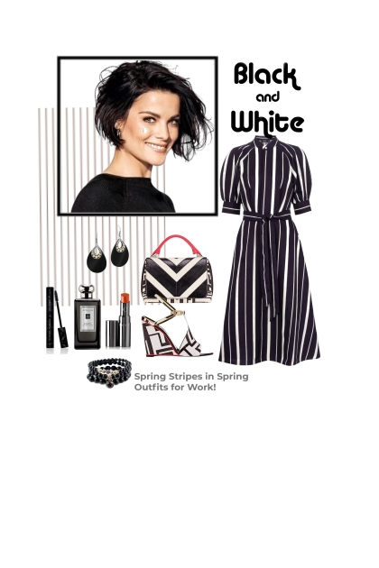 Spring stripes- Combinazione di moda