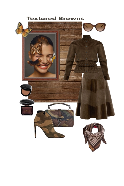 Textured browns- Fashion set