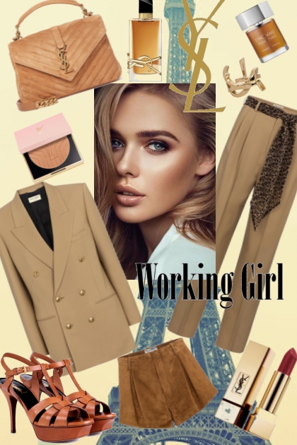 Working girl. Spring.- Modekombination