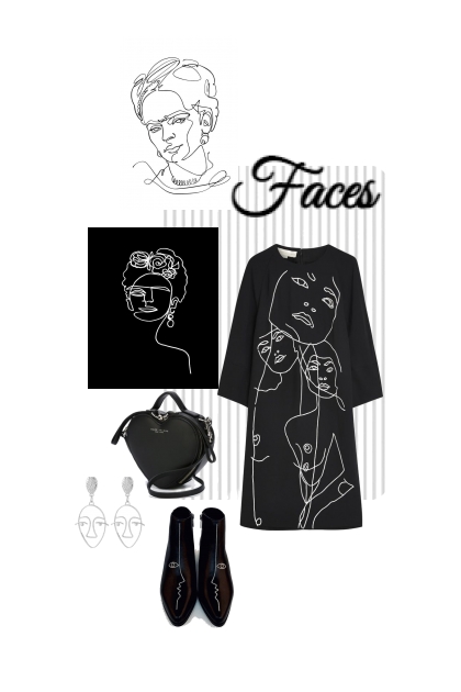 Faces- combinação de moda