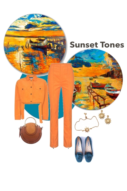Sunset Tones- Модное сочетание
