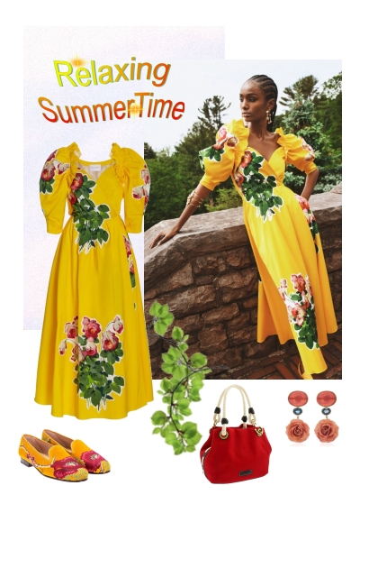 Relaxing summer time- Fashion set
