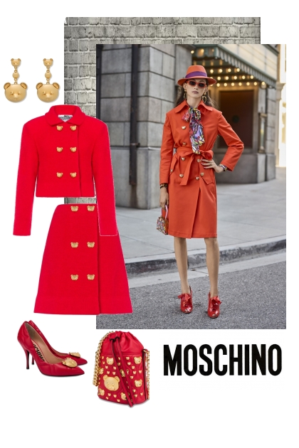 MOSCHINO 2022- combinação de moda