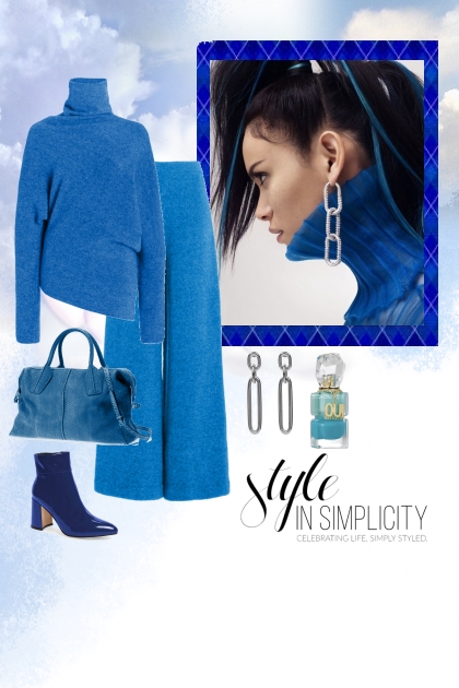 Style in simplicity.- combinação de moda