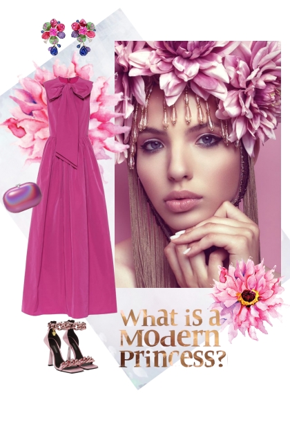 A modern princess- combinação de moda