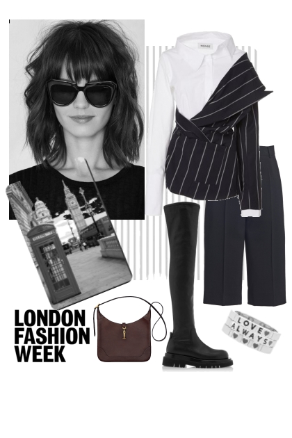 London fashion week.- Fashion set