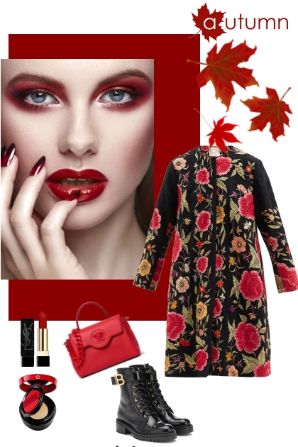 Red leaves- Fashion set