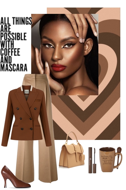 Coffee and mascara- Модное сочетание