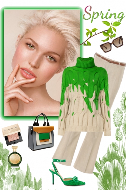 Green spring...- Modna kombinacija