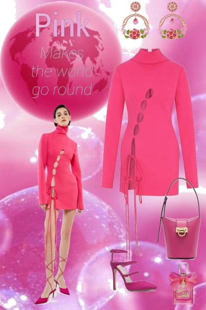 Pink makes the world go round- Combinaciónde moda
