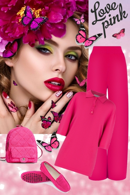 Love pink!!- Combinazione di moda