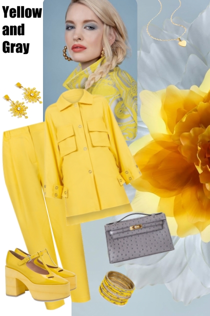Yellow and gray...- Fashion set