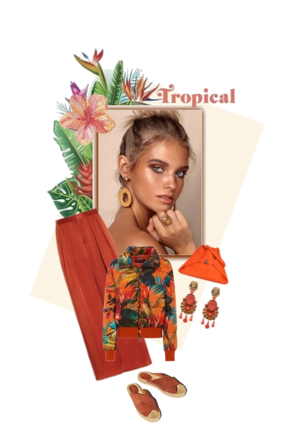 Tropical..- combinação de moda