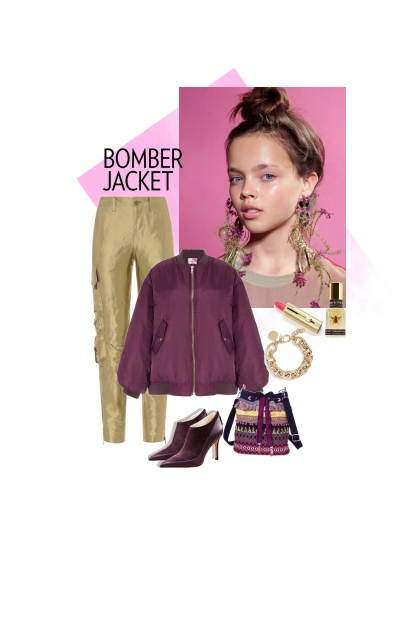 Bomber jacket.- Fashion set