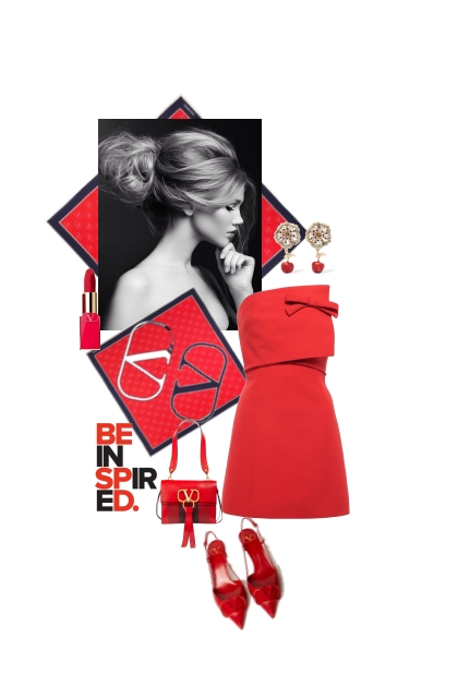 Red inspiration- Combinazione di moda