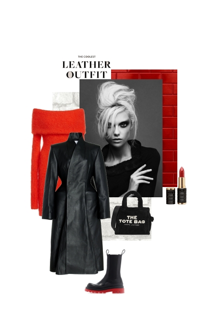 Leather outfit- コーディネート
