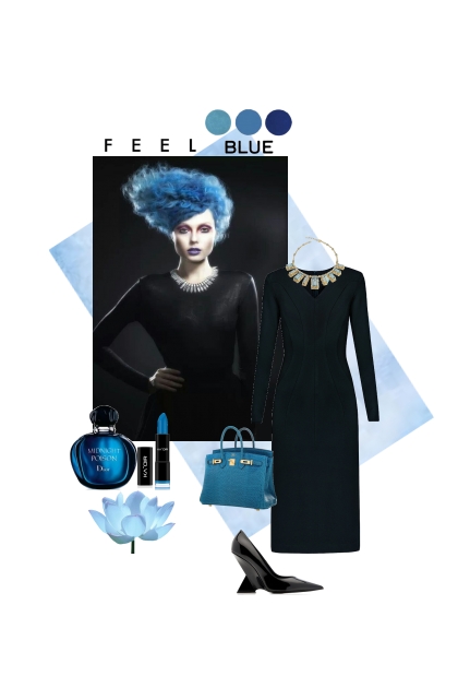 Feel blue- Combinaciónde moda