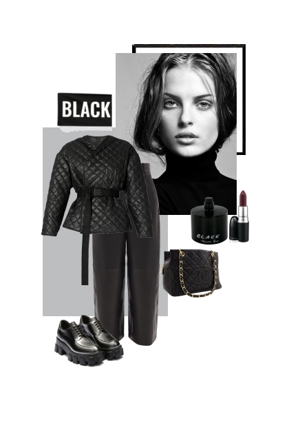 .BLACK- Modekombination