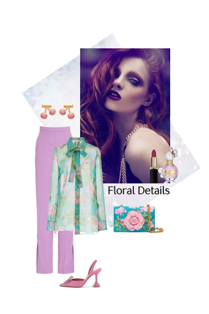 Floral details- Fashion set