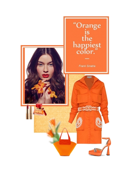 Orange..- Combinazione di moda