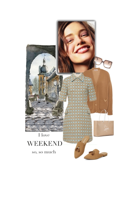 I love weekend.- combinação de moda