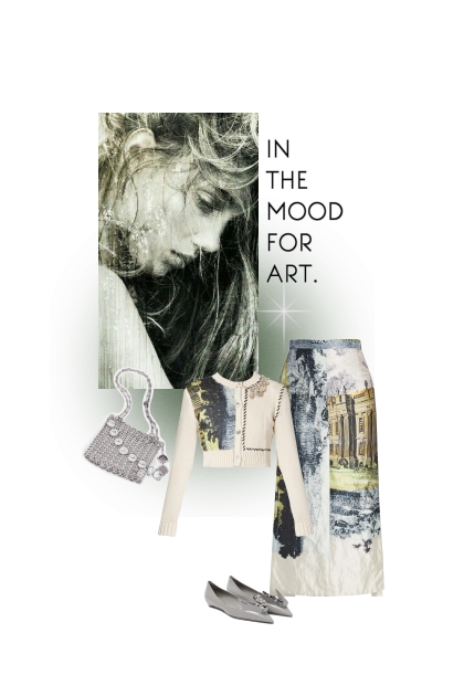 In the mood for art.- Fashion set