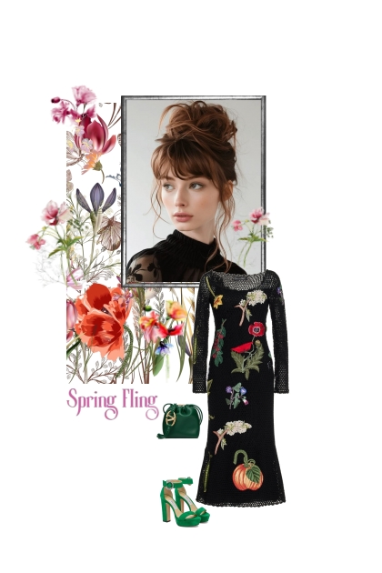 Spring fling.- combinação de moda