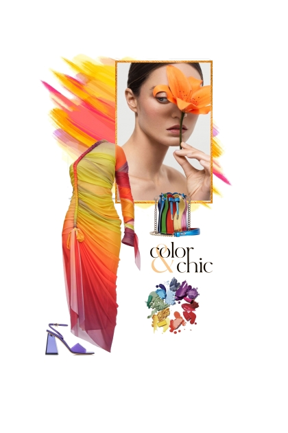 Color and chic..- Fashion set