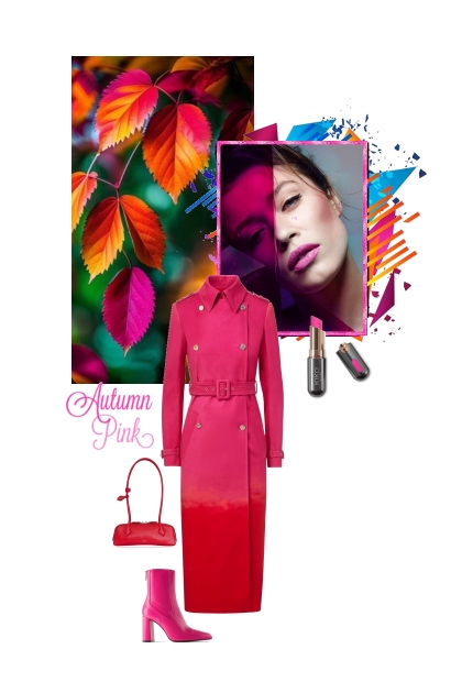 Pink autumn- Combinazione di moda