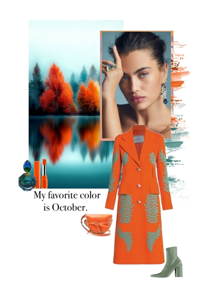 My favorite color id October- コーディネート