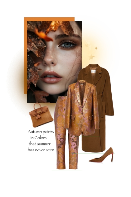 Colors of autumn- Fashion set