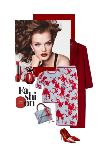 Red in fashion- Fashion set