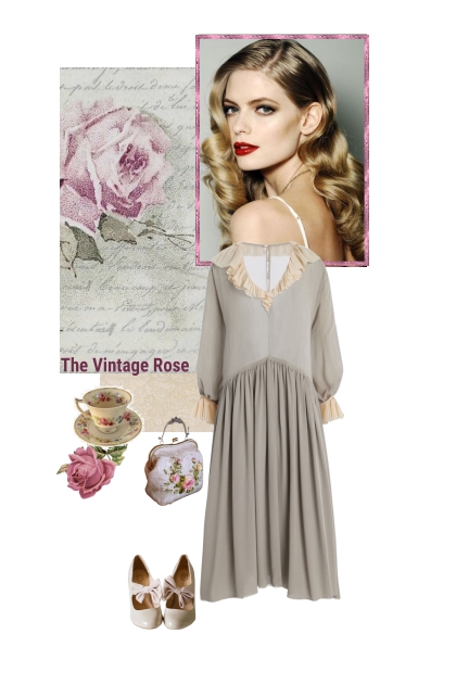 The vintage rose- Fashion set