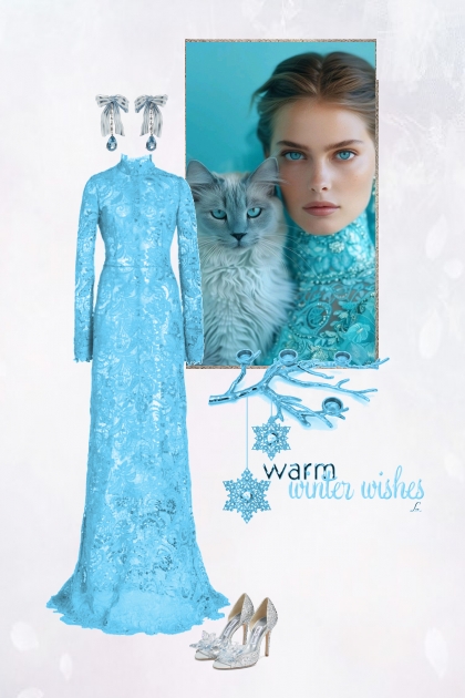 Warm winter wishes- Combinazione di moda