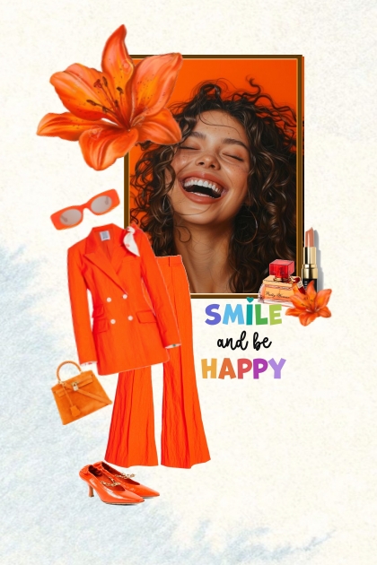 Smile and be happy- Combinaciónde moda