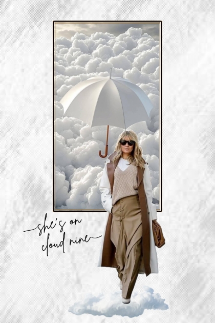 She is on cloud nine