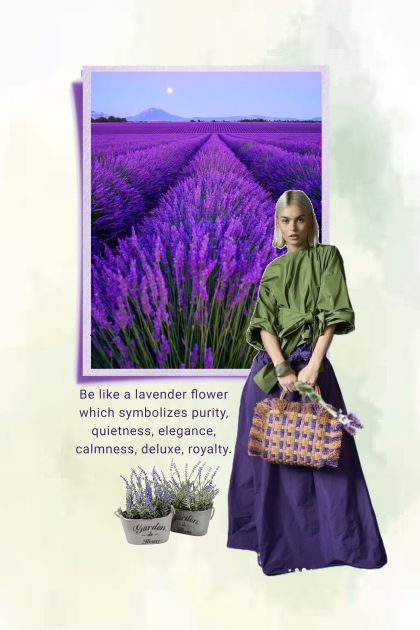 Be like a lavender flower