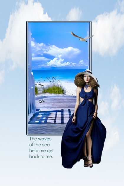 The waves of the sea