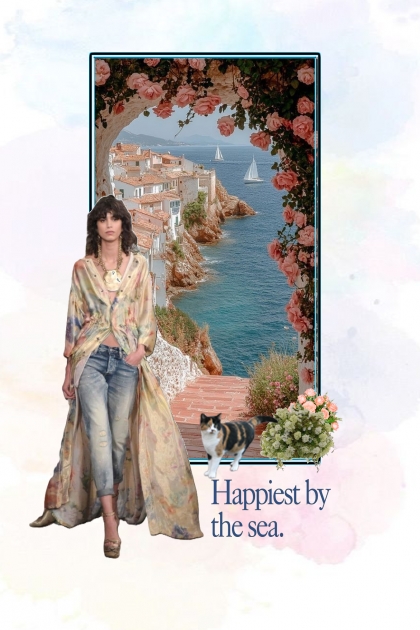 Happiest by the sea.