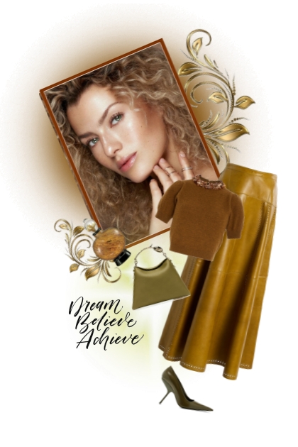 Dream, believe, achieve- Combinaciónde moda