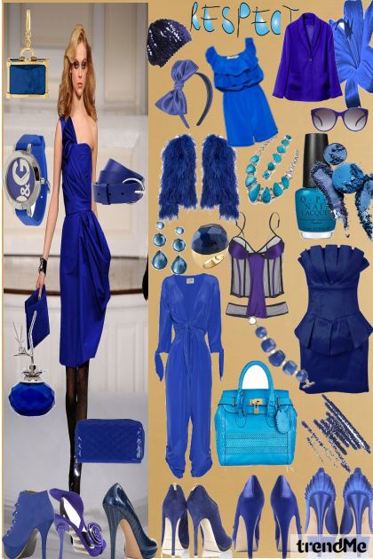 Blue Rapsody- Модное сочетание