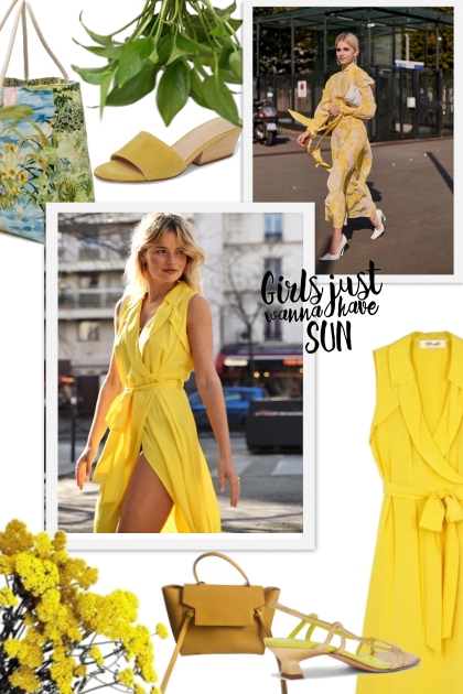 Yellow Rays- Combinazione di moda