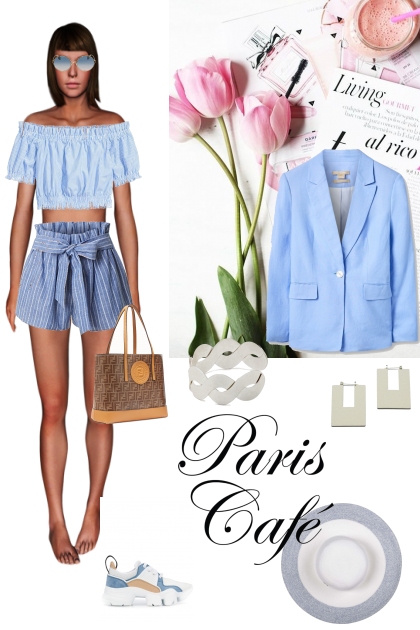 Paris Cafe- combinação de moda
