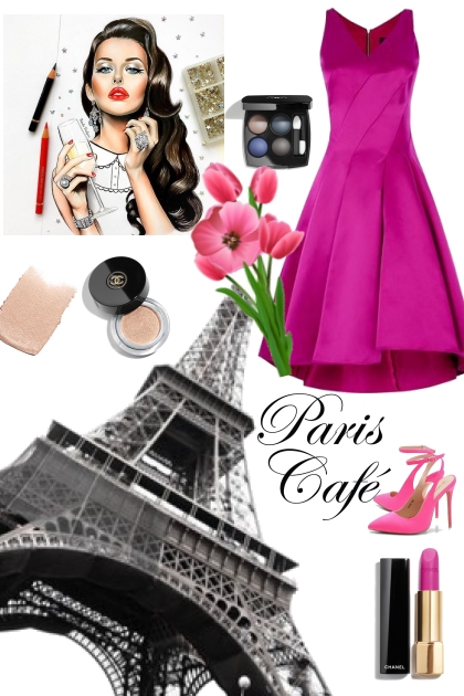 Paris cafe 2- Fashion set